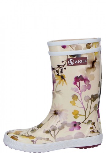 Aigle children's rubber boots LOLLY POP KID Stylish wellingtons for children made of natural
