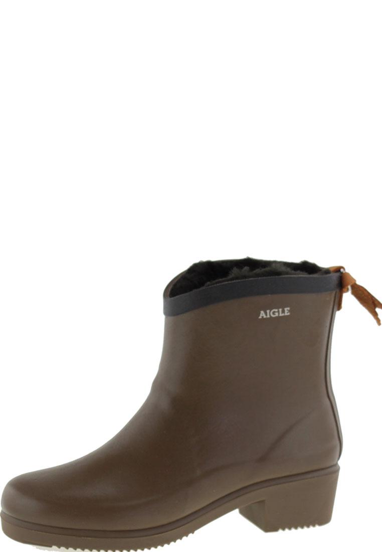 aigle fur lined boots