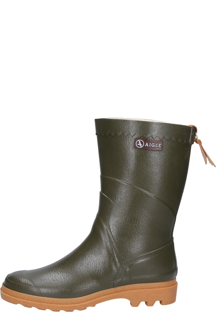 half rubber boots