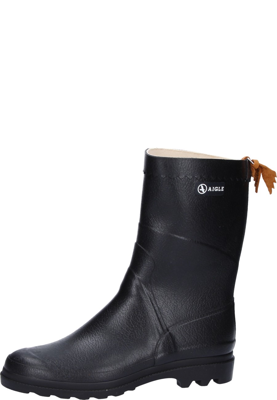 Aigle -Bison black- Rubber Boots - a 