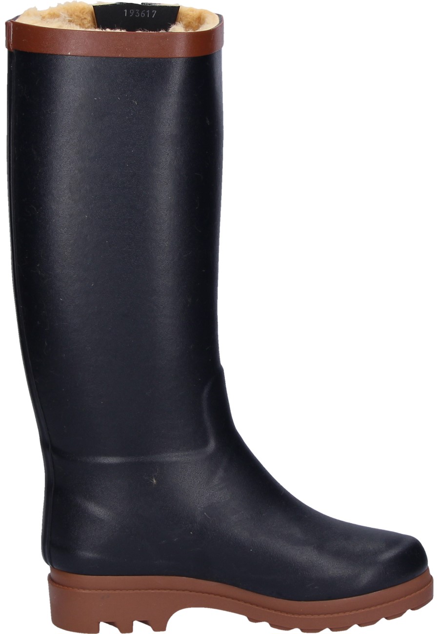 aigle aiglentine fur wellington boots