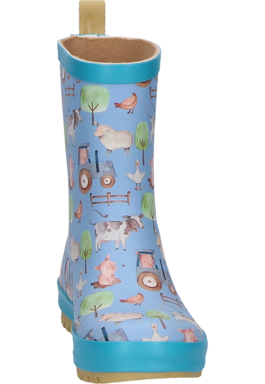 Children's rubber boots BOTTE FARMER BLUE by Blackfox AJS Children's boots made of natural rubber
