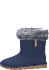 Fashionable winter rubber boot for women TIWA BLUE by B