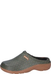 Winter rubber clog SABOT CLAIRANNE green for women by AJS Blackfox