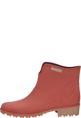 PRESTON red rubber ankle boots for women by AJS Blackfox PRESTON red rubber ankle boots for women by AJS Blackfox