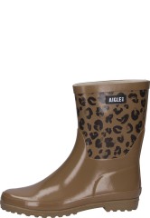 Aigle short women's rubber boots ELIOSA BOTTIL PRINT LEO