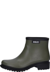 Aigle ladies rubber ankle boot FULFEEL LOW dark green