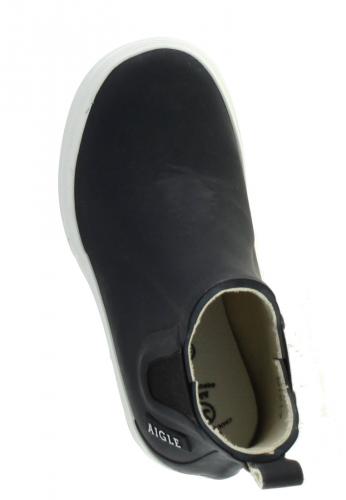 Children s rubber boot Lolly Chelsea marine by Aigle