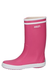Pink childrens rubber boot LOLLY POP 2 by Aigle Pink childrens rubber boot LOLLY POP 2 by Aigle