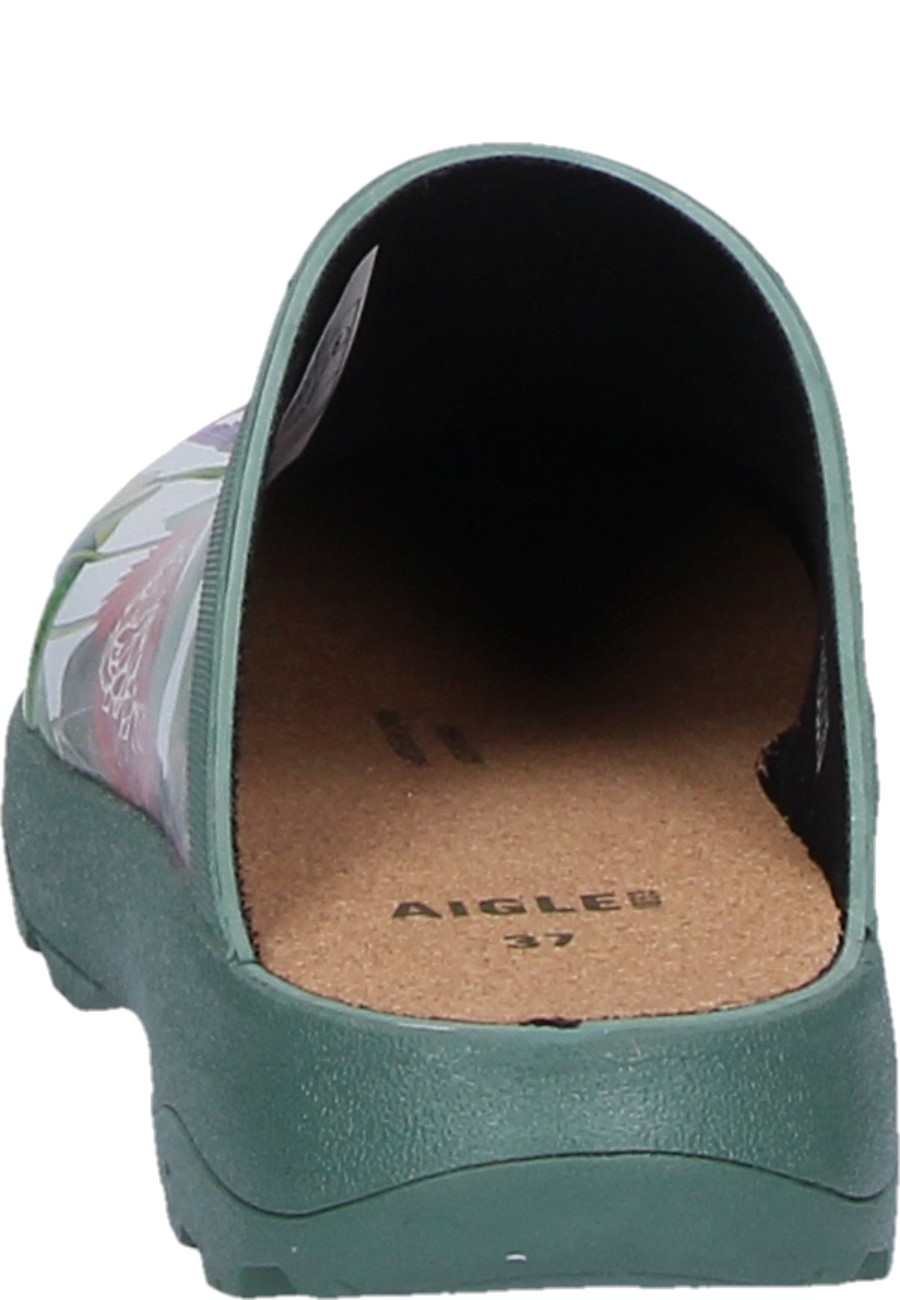 Fashionable garden clog CORLAY PRINT VINTAGE for women by Aigle
