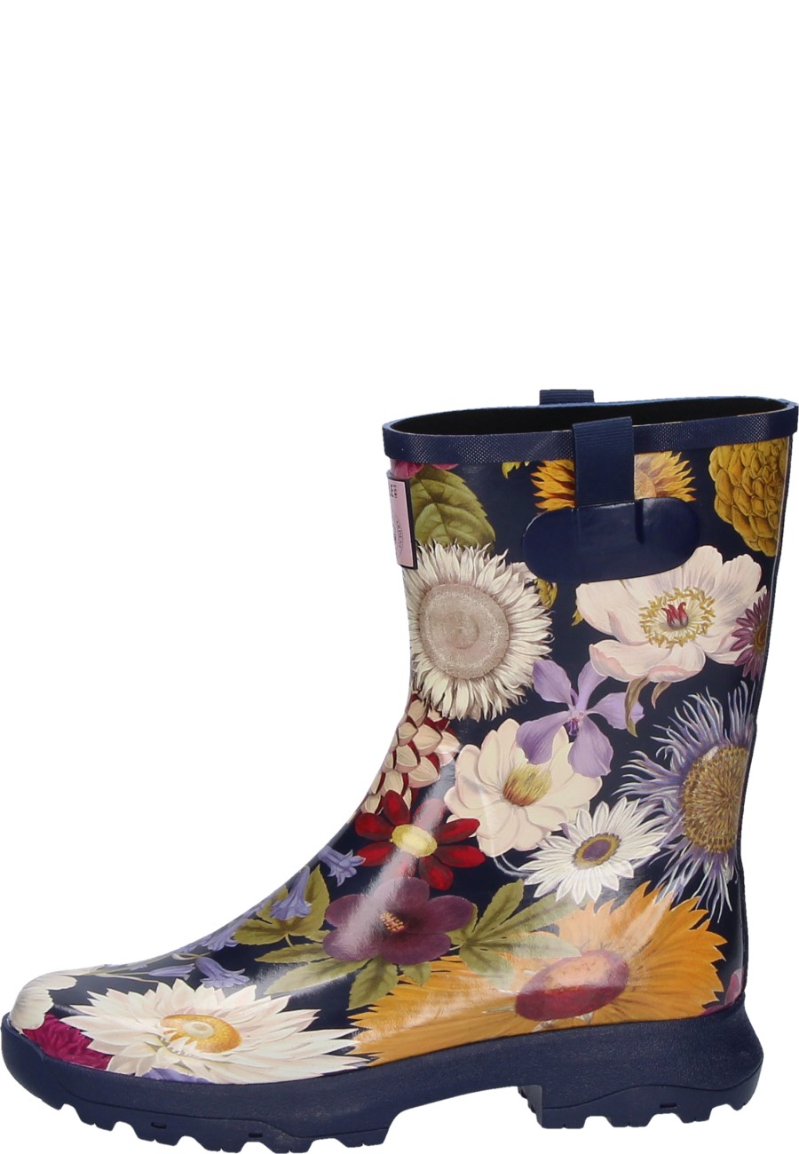 Ladies short wellington boots ALYA PRINT kew multibloom by Aigle