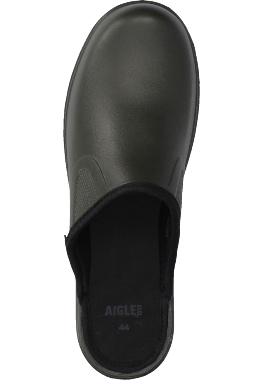 Men's garden clog TADEN M 2 khaki/noir by Aigle