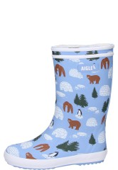 Lined winter wellington boot LOLLY POP PRINT 2 IGLOO for kids by Aigle Lined winter wellington boot LOLLY POP PRINT 2 IGLOO for kids by Aigle