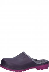 Womens rubber clogs Taden in the colours aubergine/dah Womens rubber clogs Taden in the colours aubergine/dah