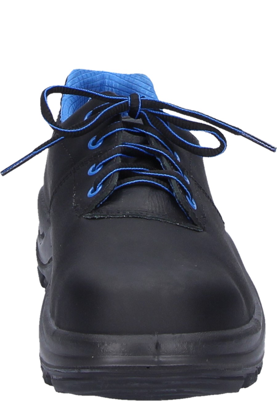 Chaussure De Sécurité S3 Professionnelle De Travail Noire En Cuir EN ISO 20345 S3 Femme Chantier Entretien Artisan Menage | CH612 | L