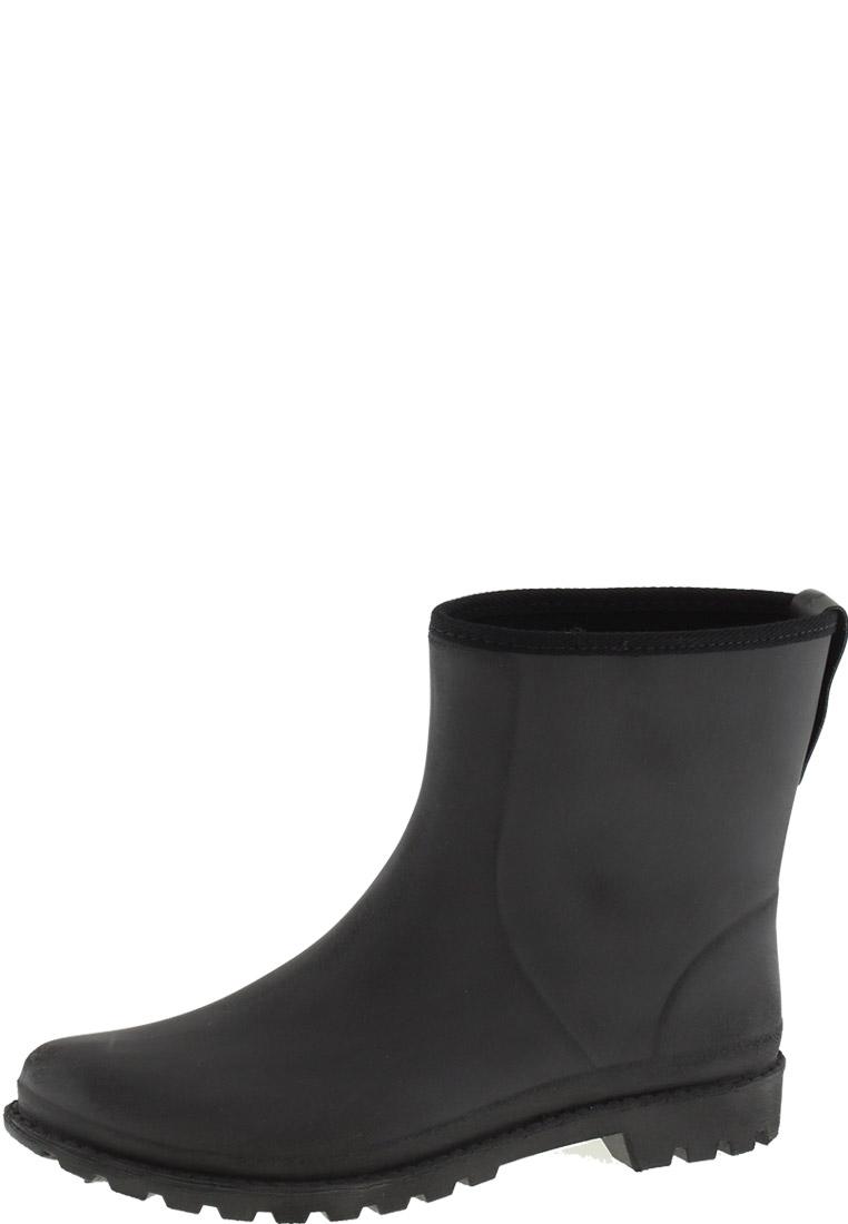 Fashionable black Katharina ankle rubber boot by Bockstiegel