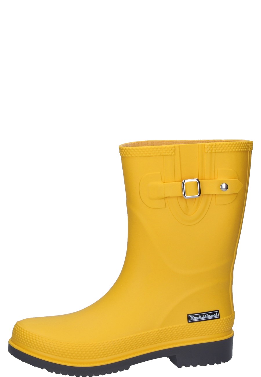 Half high ladies rubber boot LOTTE yellow from Bockstie