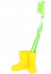 Beck Mini Rubber Boots for Toothbrushes in yellow 