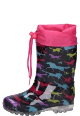 Beck children wellington boots BLINKING HORSES multicolor