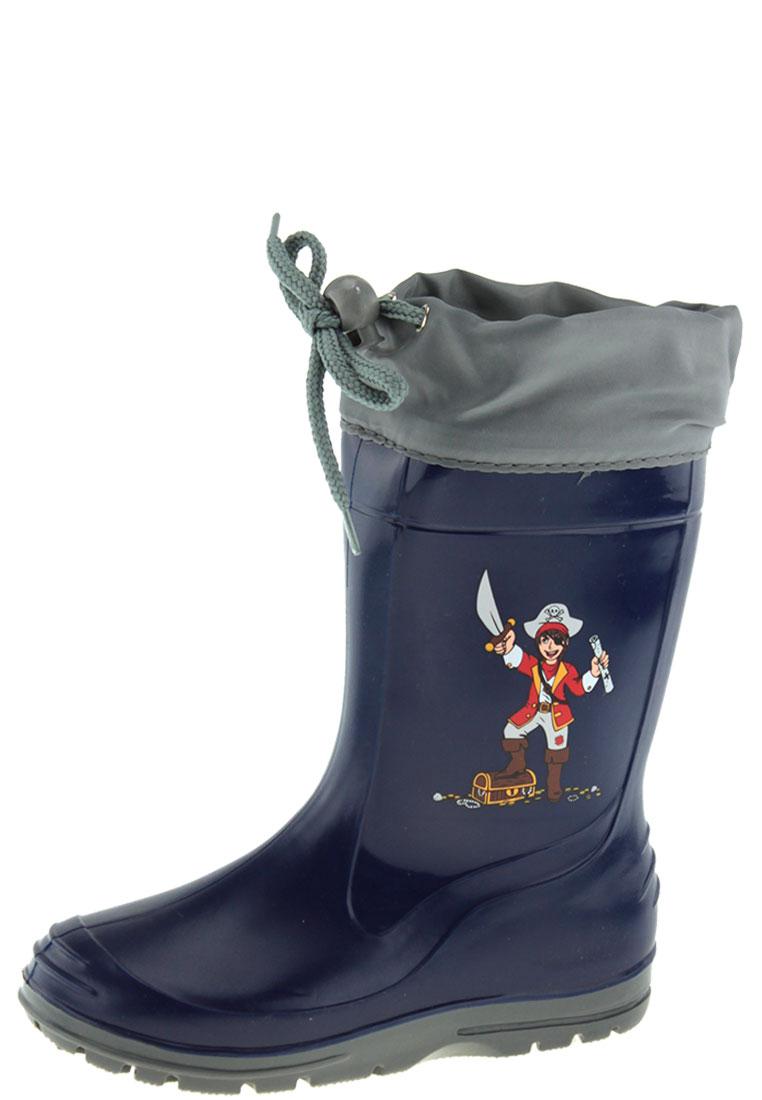 Pirate dark blue Children's Wellies by Beck