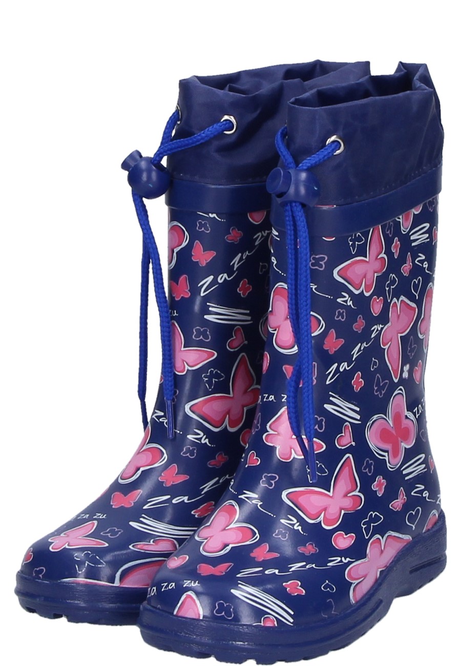 Colorful children's rubber boots BLUE SUMMER by Beck