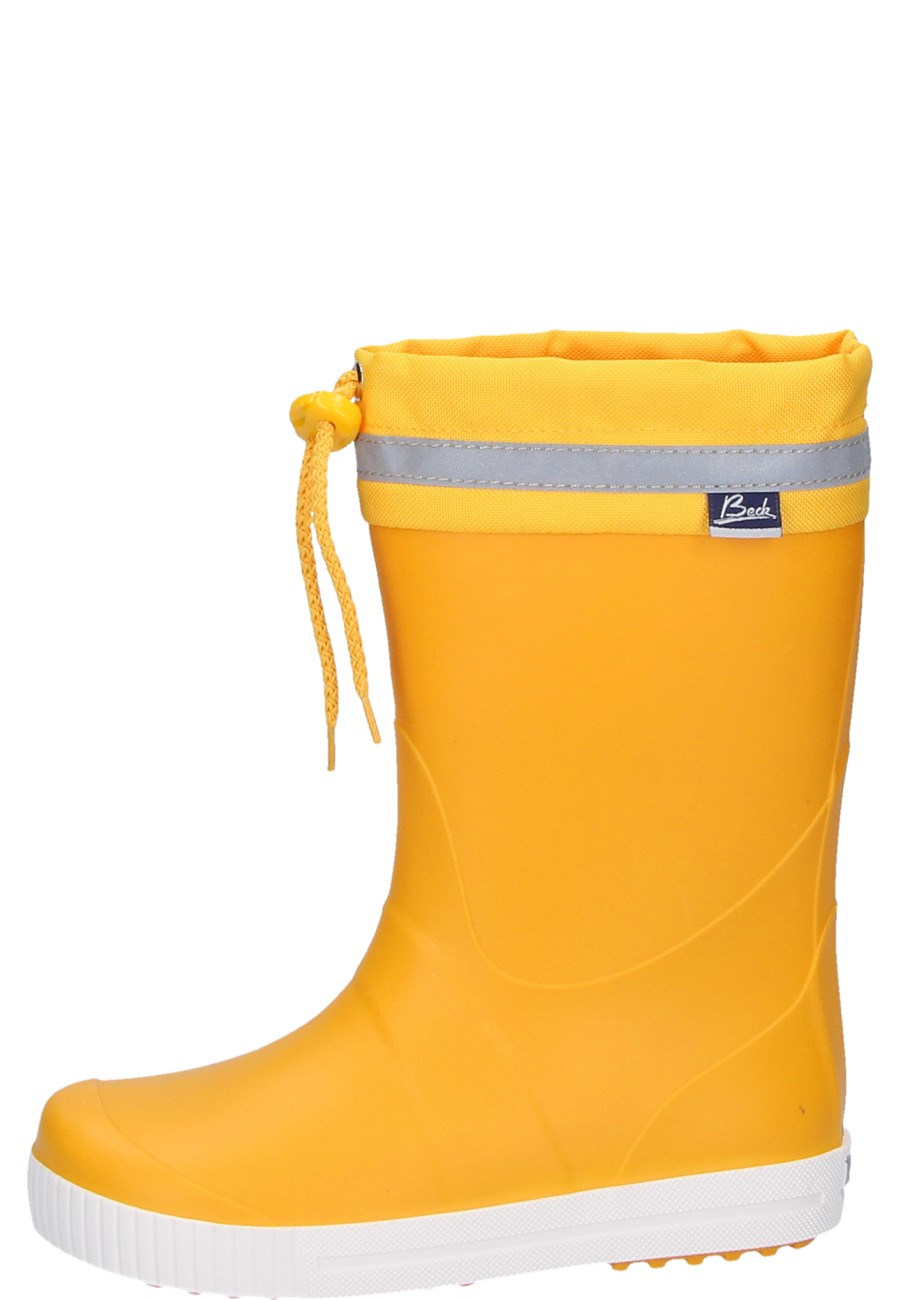 WELLIES yellow waterproof rain boots for kids by Beck