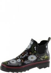 Daisy black Women’s Ankle Rubber Boots by Beck Daisy black Women’s Ankle Rubber Boots by Beck