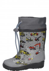 Wellingtons BAUSTELLE for kids in grey by Beck Wellingtons BAUSTELLE for kids in grey by Beck