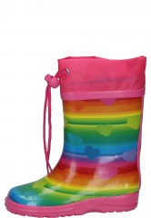 Kids rubber boot rainbow multicolour by Beck Kids rubber boot rainbow multicolour by Beck