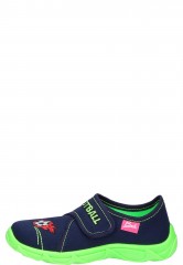 Childrens slippers FOOTBALL darkblue from Beck Childrens slippers FOOTBALL darkblue from Beck