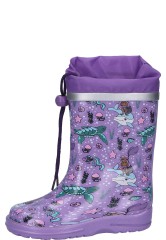 Kids rain rubber boot OCEAN TALE purple by Beck Kids rain rubber boot OCEAN TALE purple by Beck