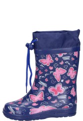 Colorful childrens rubber boots BLUE SUMMER by Beck Colorful childrens rubber boots BLUE SUMMER by Beck