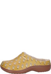 HEIDI Lined Clog, Yellow, by Blackfox HEIDI Lined Clog, Yellow, by Blackfox