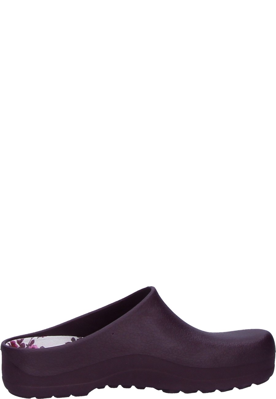 Womens Garden clog Sabot COTTAGE Violet by AJS / Blackfox