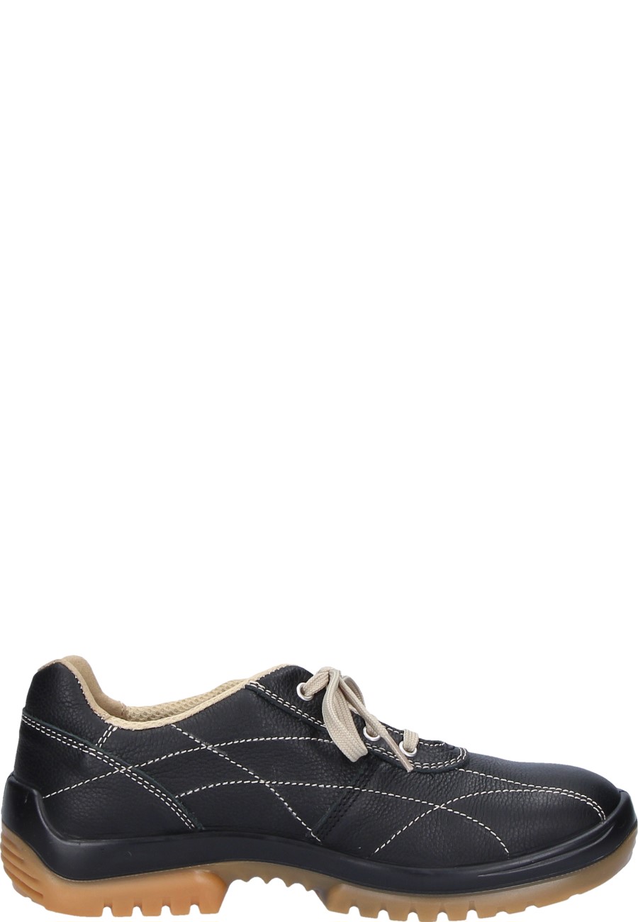 to safety a EN black in Shoes 20345: Canadian Line ISO Work -Cupra- class shoe -