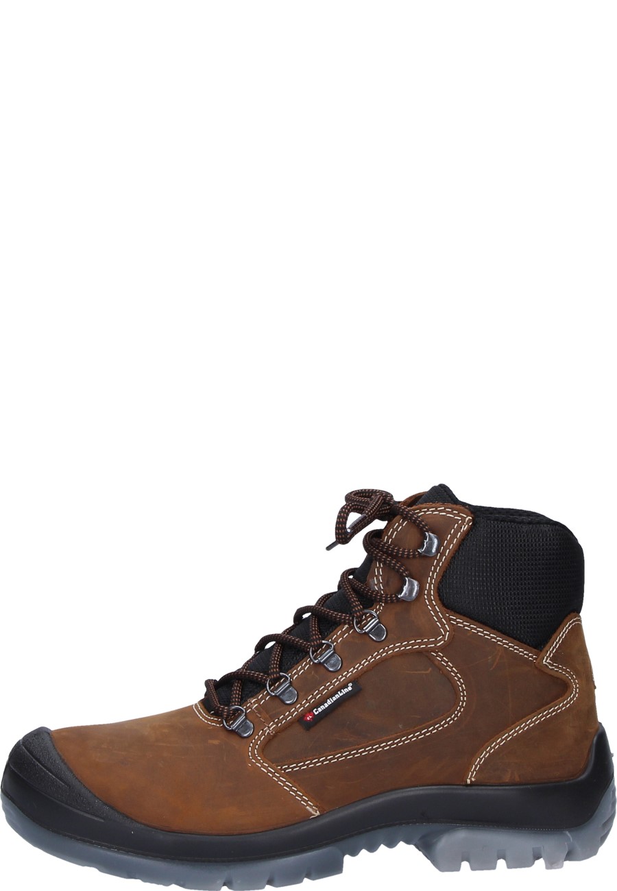 Canadian Line Prado brown High Work Shoes a safety shoe to EN ISO 203452011 S3