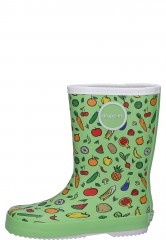 Rain or shine: the SUMMER green childrens rubber boot from Druppies always goes Rain or shine: the SUMMER green childrens rubber boot from Druppies always goes
