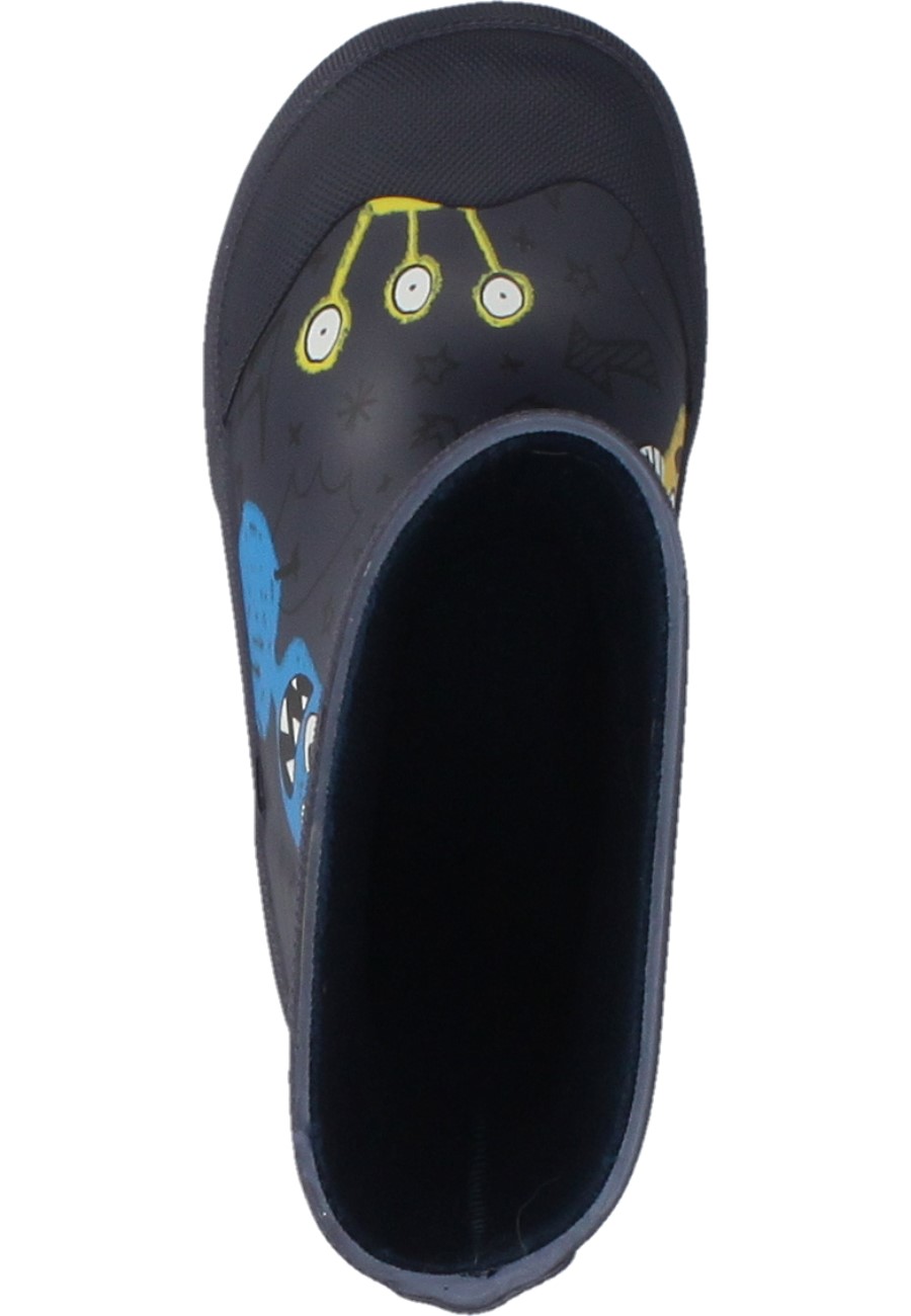 Kids rubber boot INDIE PRINT navy/multi by Viking with