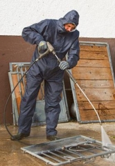 Cleaning Overall, Waterproof Overall with Hood - in dur Cleaning Overall, Waterproof Overall with Hood - in dur