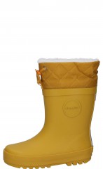 Warm kids wellies by Druppies in yellow color Warm kids wellies by Druppies in yellow color