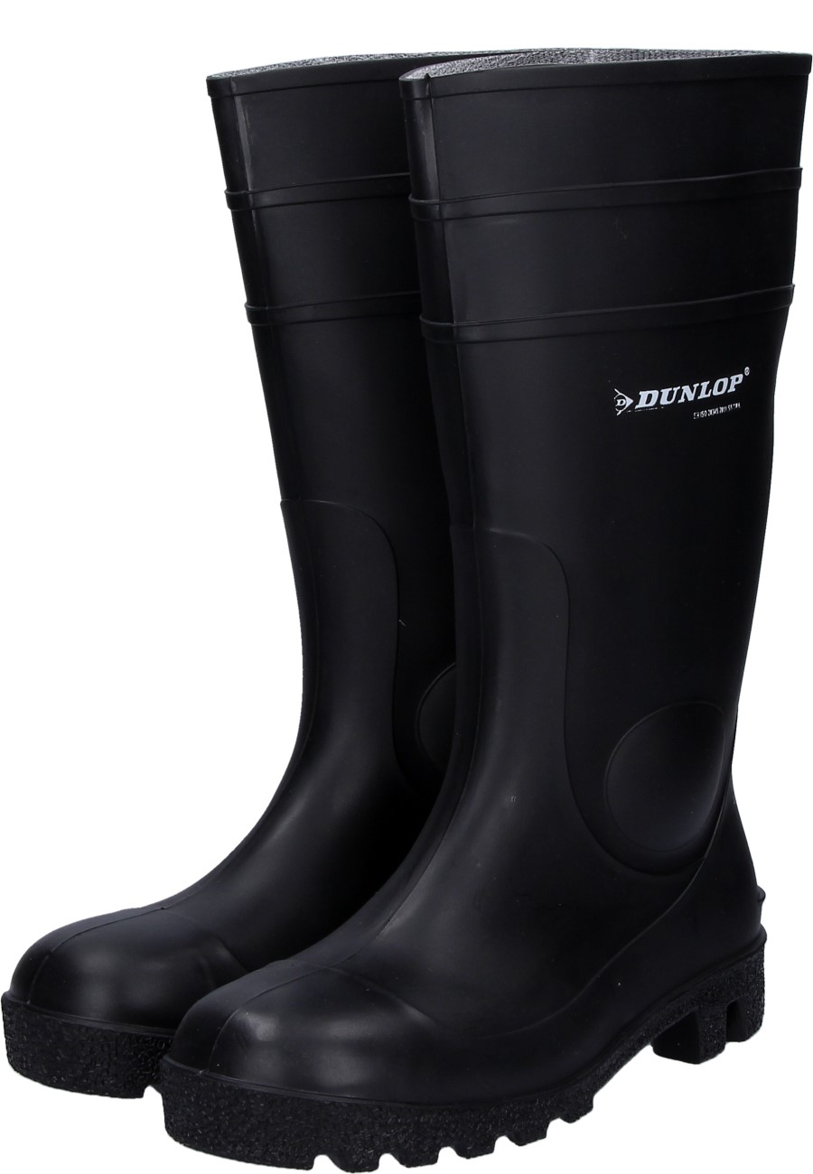 Dunlop Protomastor Safety Wellington Boots - Unisex, Black, Size UK 3 / EU 36, PVC Sole - View #5