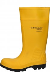 Dunlop Purofort Professional Wellington boots in yellow with steel toe cap and midsole Dunlop Purofort Professional Wellington boots in yellow with steel toe cap and midsole