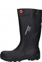 Dunlop Purofort+ Wellington boots in black with steel toe cap and midsole Dunlop Purofort+ Wellington boots in black with steel toe cap and midsole