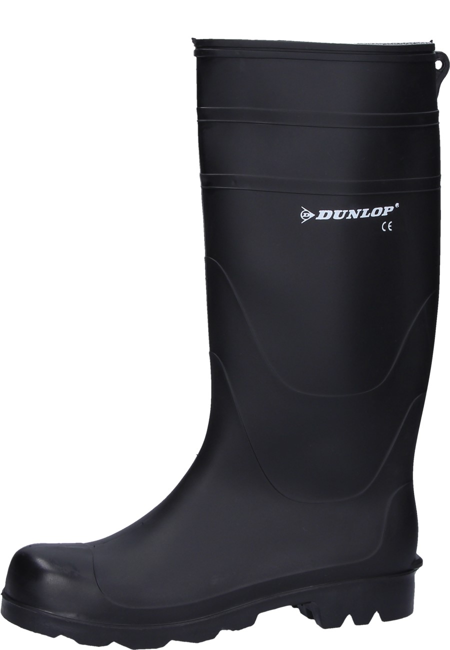 Black rubber boots Dunlop Universal