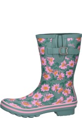 Daisies womens mid-height rubber boots | Evercreatures