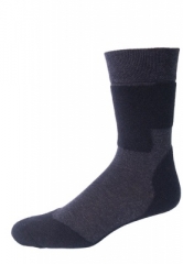 F5-Functional Socks by NORDPOL - a Virgin Wool/Cotton/Polyamide blend in black