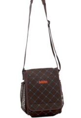 Neoprene shoulder bag FELLIFUN SMALL brown blue by fell Neoprene shoulder bag FELLIFUN SMALL brown blue by fell