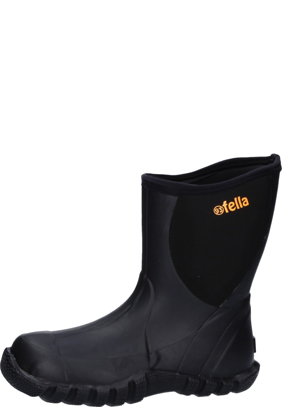 mens rubber boots with laces