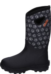 Womens rubber boots JEANNIE HIGH BLACK by Fella 