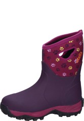 Womens mid-high rubber boot PAW WALKER MID BORDEAUX